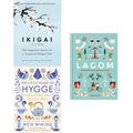 Ikigai: The Japanese Secret to a Long and Happy Life / The Little Book of Lykke / Lagom: The Swedish Art of Balanced Living by Francesc Miralles