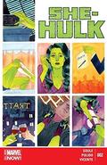 She-Hulk #2 (She-Hulk (2014) (Single Issues) #1) by Javier Pulido