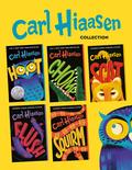 Carl Hiaasen 5-Book Collection: Hoot; Flush; Scat; Chomp; Squirm by Carl Hiaasen