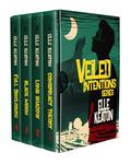 Veiled Intentions Box Set, books 1-4 in the moody, gripping and atmospheric small town mystery series by Elle Keaton